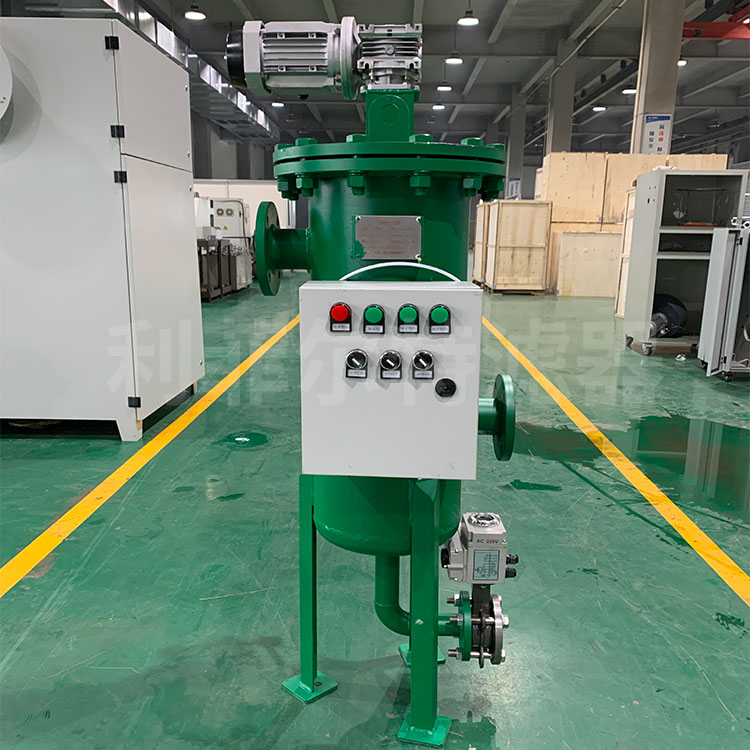 立式刷式自清洗过滤器结构与原理: